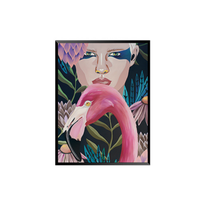 Roosa flamingoga poster