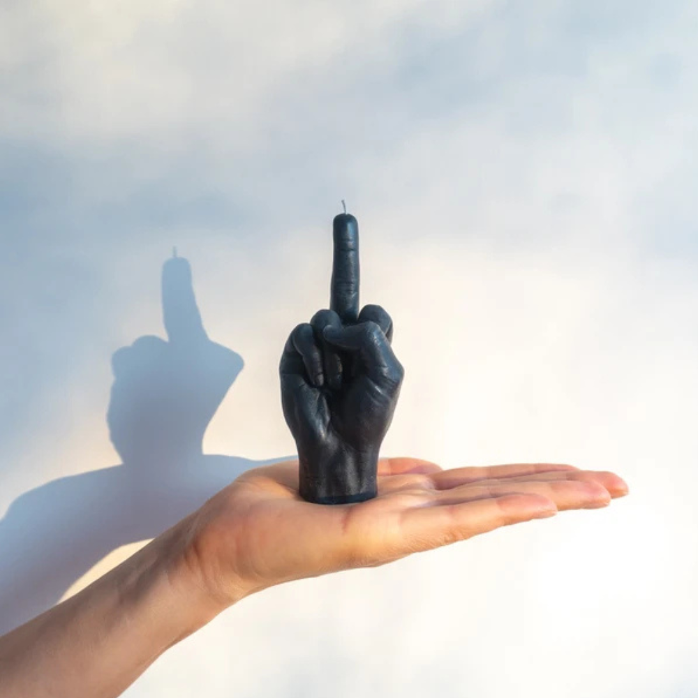 Dekoratiivküünal Middle Finger mini